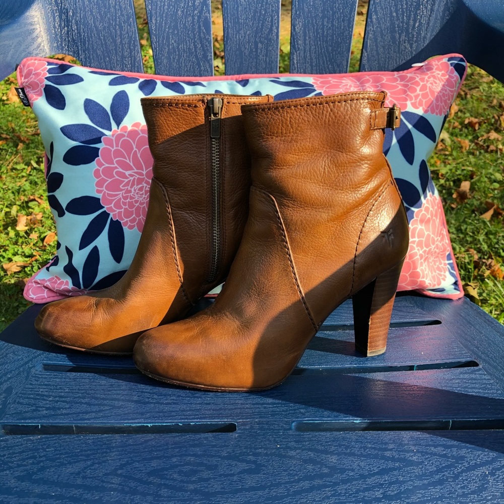 Frye leather booties
